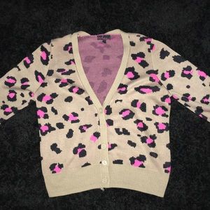 Cheetah cardigan